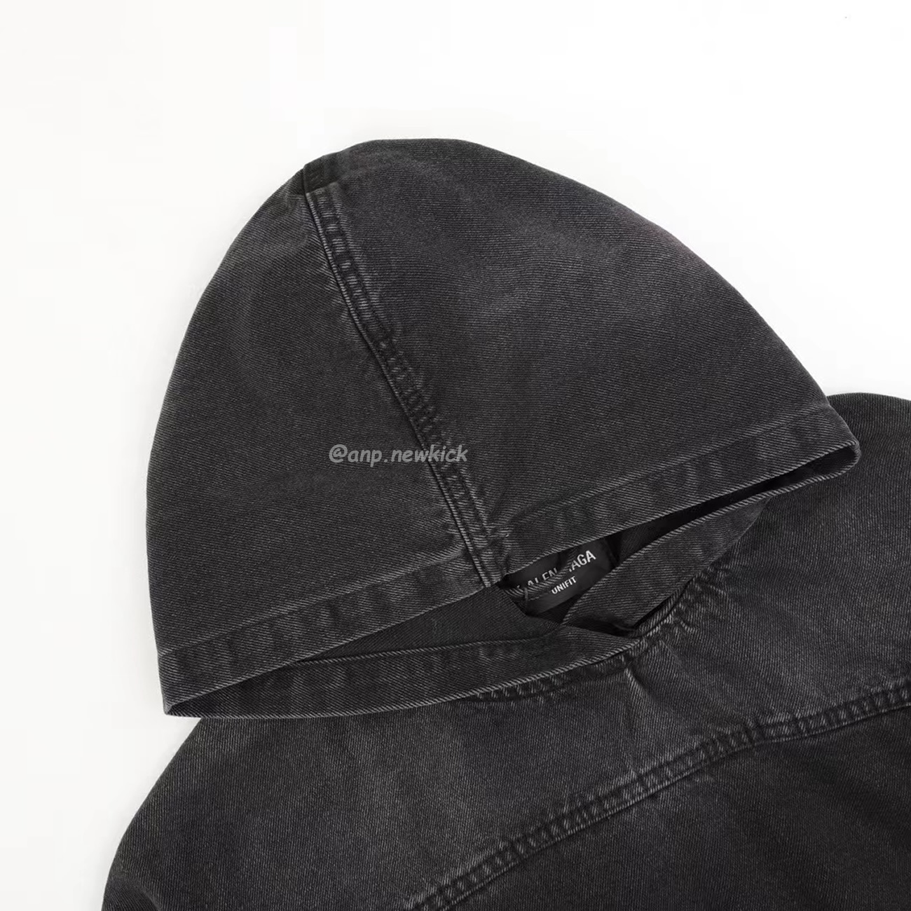 Balenciaga Hooded Denim Hoodie (9) - newkick.app